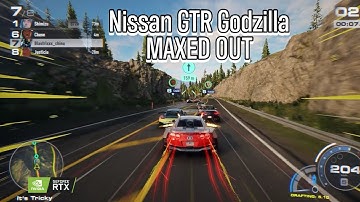 Nissan GTR Godzilla maxed out in NFS Unbound New Update