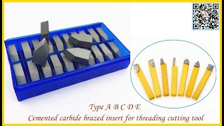 carbide brazed tip YG6 C125 cemented carbide brazing ,my carbide tools,YG6,YT15,carbide tips