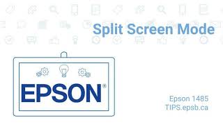 Epson BrightLink 1485 Fi - Split Screen Mode