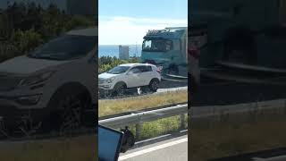 Spain truck driver on road view #punjabidriver #truckdriver #europe