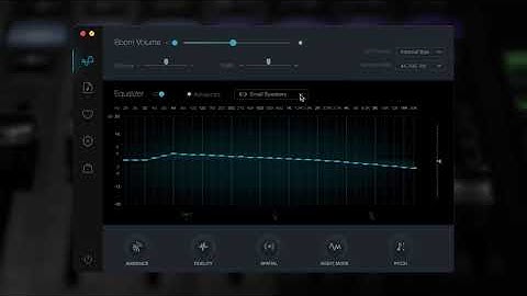 Select an equalizer preset in Boom 2