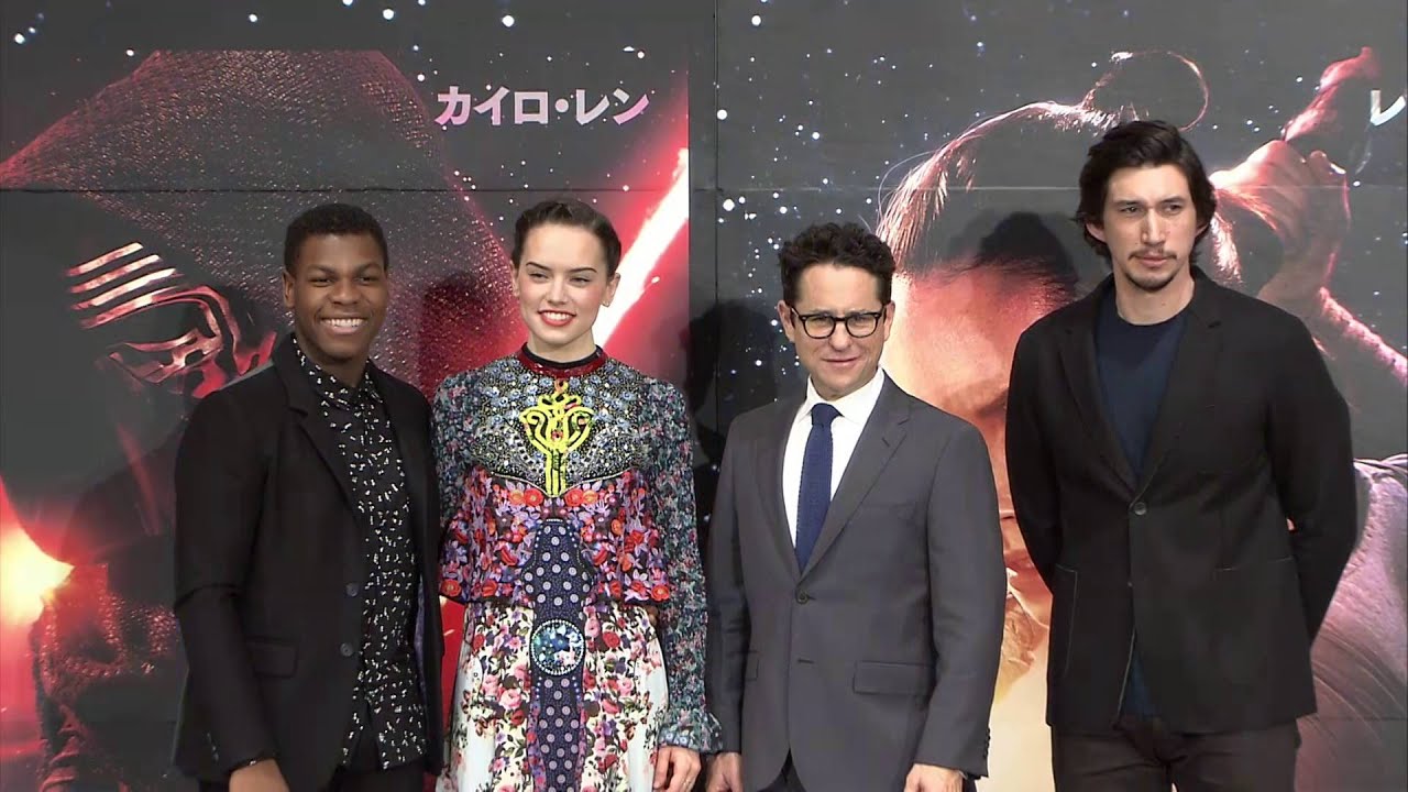 Star Wars The Force Awakens Japan Photo Call - YouTube