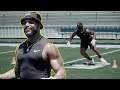 LB Drills w/ Denzel Perryman to improve Reaction, Footwork & More!
