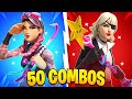 50 *BEST* TRYHARD Fortnite Skin Combos!