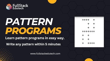 Swasthik Pattern | Pattern Programs | FullStack Edutech | #javapattern #patternprogram #java