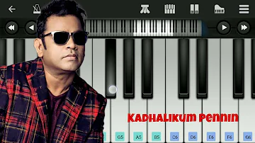 Kadhalikum Pennin Prelude BGM | Kadhalan | Easy Piano Tutorial