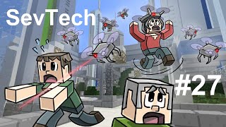 Торговля с дронами - [Minecraft SevTech Ages] #27