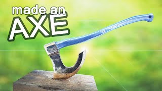 Casting axe  trash to treasure  DIY casting . Casting brass