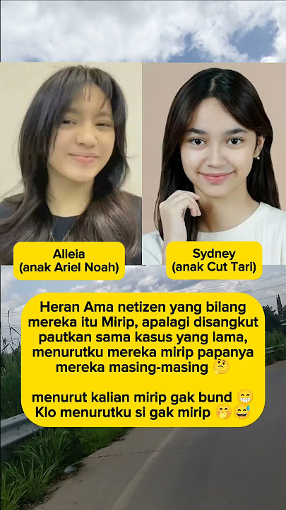 Mirip engga nih anak dari Ariel Noah dan Cut Tari #foryou #motivasi #keluarga #family #artis #couple