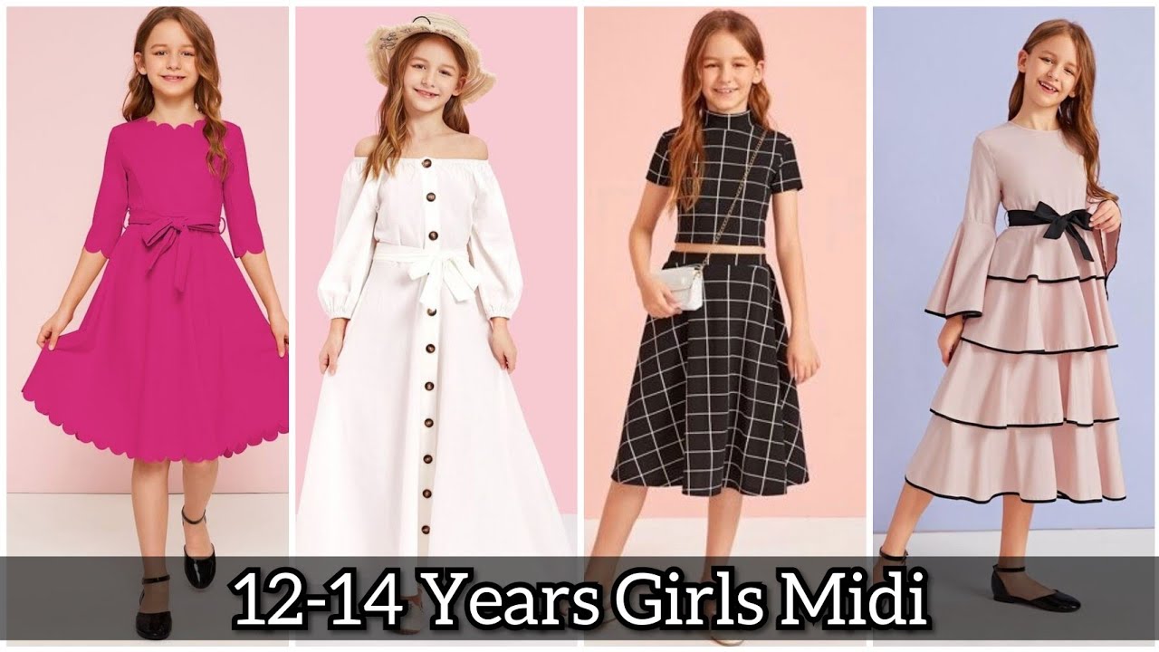 Midi Dress With Jacket for Girls