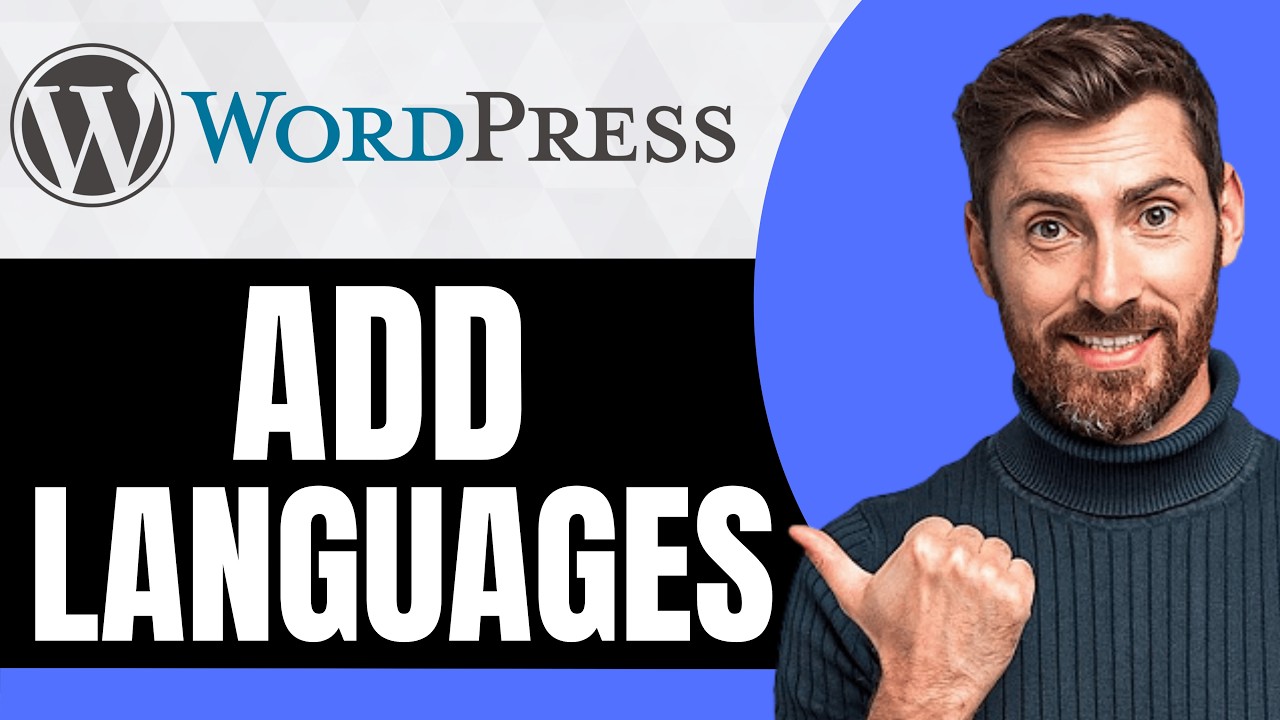 How to Add Languages for Your WordPress Website [NEW 2026 Guide] - YouTube