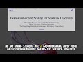 Evaluation-driven Scaling for Scientific Discovery (Apr 2026)