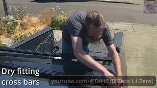 2024 Tesla CyberTruck x4 CyberTruckCO Roof Rack Unboxing Install Spare Tire