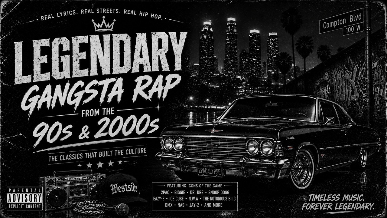 Legendary Gangsta Rap from 90s & 2000s | Ultimate Old School Hip