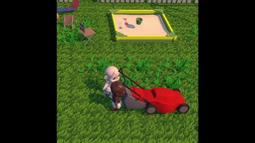 Backyard level begun  #animation #blender #cartoon #funny #unity3d #baby #gamedev #gaming