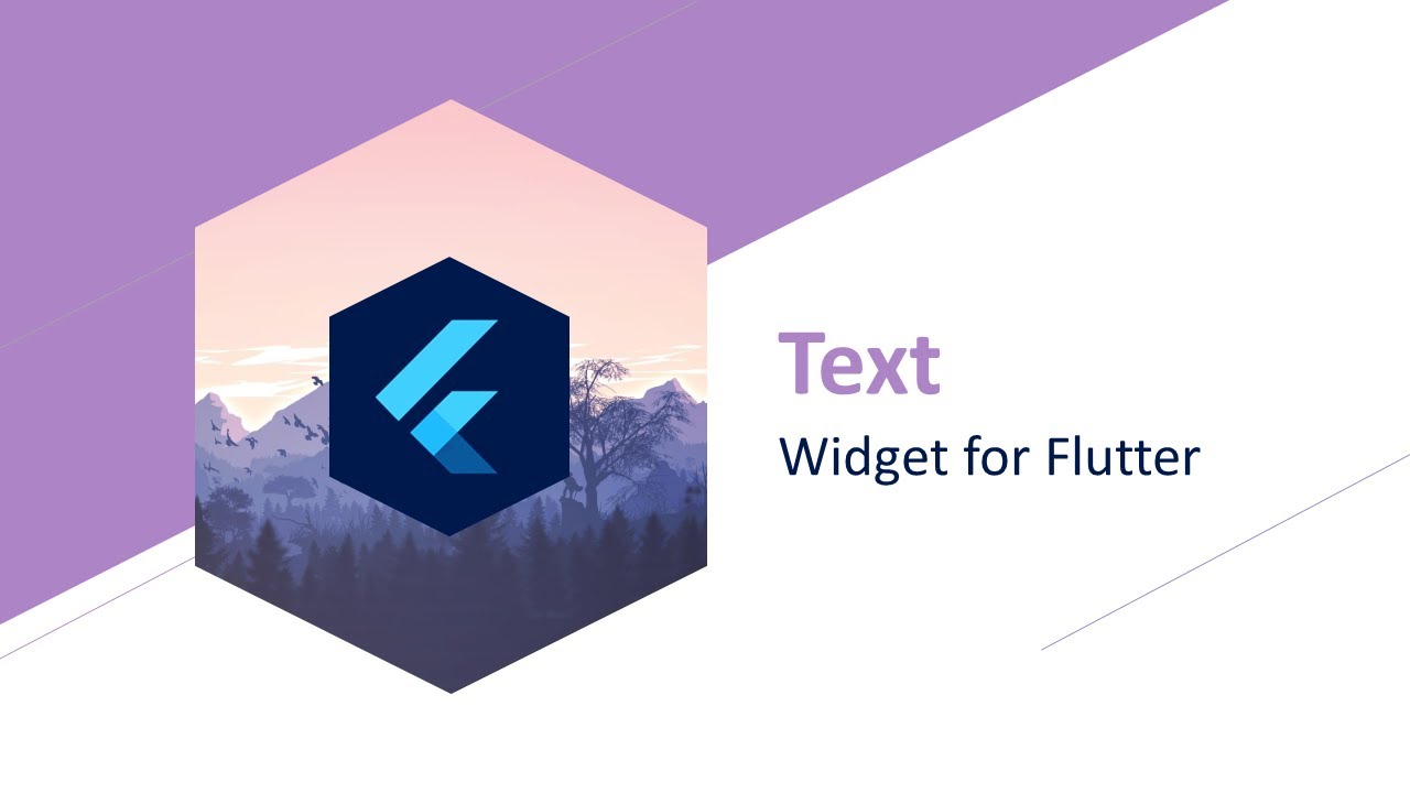 Text - Widget for Flutter - YouTube