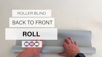 Change a Standard Roller Blind from a Back to Front Roll - Betta Blinds and Awnings