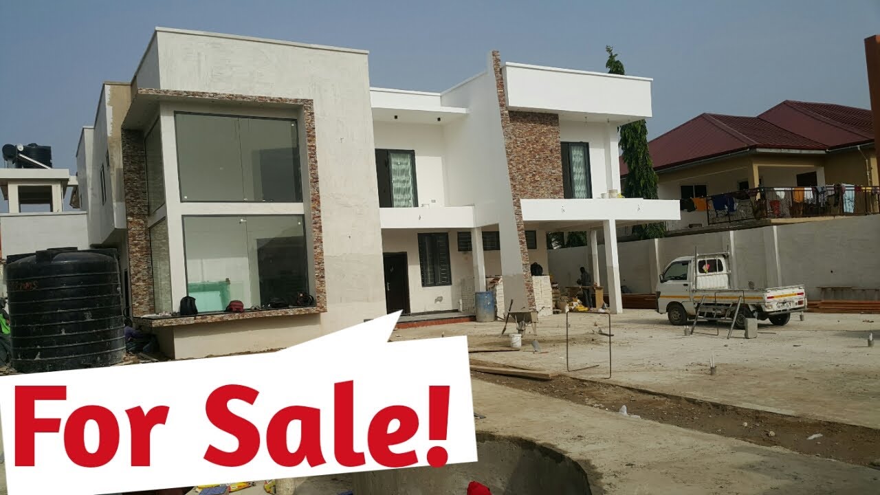 Buying a house in Ghana 4 Bedroom + 2 outhouse For SaleLakeside