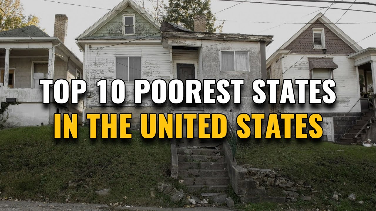 10 Poorest States in the United States 2024 (Why They're Poor) YouTube