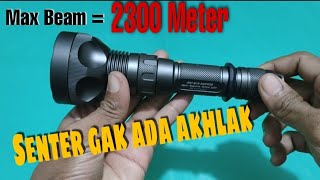 🔥SENTER MONSTER TEMBUS 2,5KM‼️ ACEBEAM K75 Super Thrower Flashlight