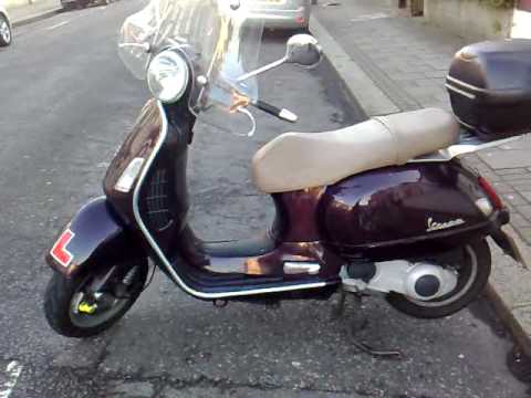 Vespa Piaggio GT 125L Maroon on Offer.mp4  YouTube