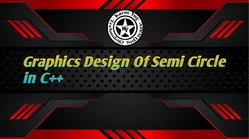 # 4-How to Draw Semi Circle in C/C++ Graphics Programming Language...