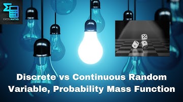 Discrete vs Continuous Random Variable, Probability Mass Function [Learn Stats 101 Episode 3]