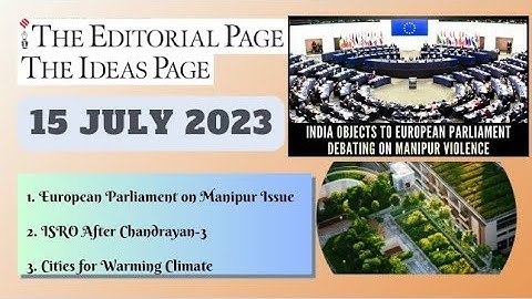 15th July 2023 | Gargi Classes The Editorials & Idea Analysis | By R.K. Lata