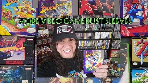 More Video Game Dust Sleeves