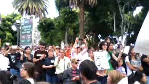 Video de marcha antipea en Puebla