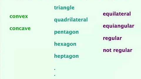 1.6 Classifying Polygons