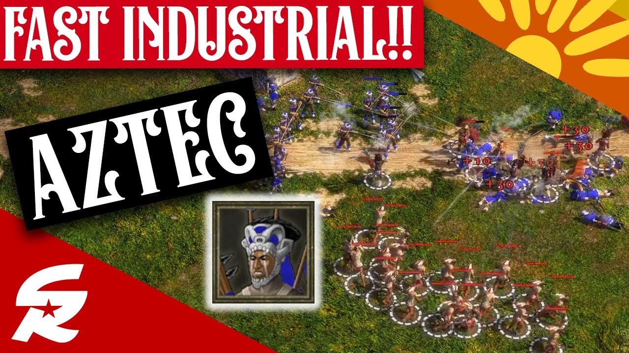DISGUSTING Aztec Fast INDUSTRIAL!!! | Strategy School | Age of Empires ...