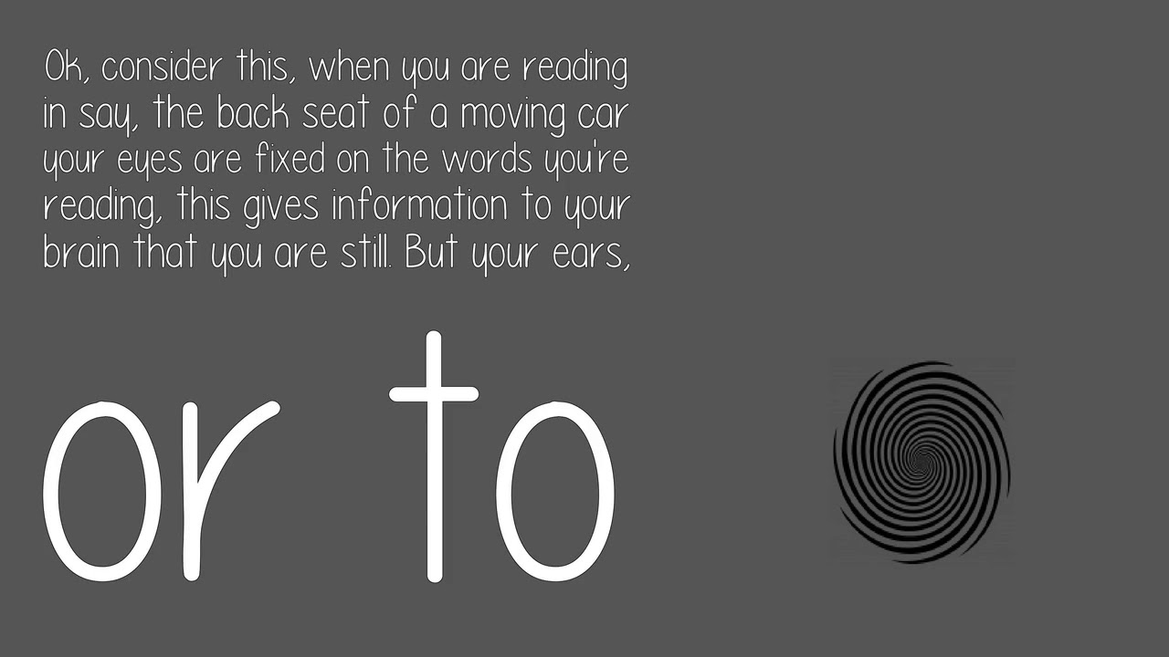 Why Do I Feel Dizzy When Im Reading In A Moving Car YouTube