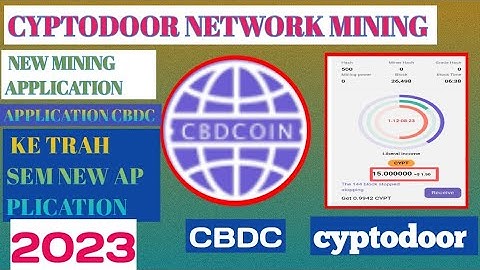 Cyptodoor Network Mining | New Mining Application | And Mining Withdrawal Cyptodoor|