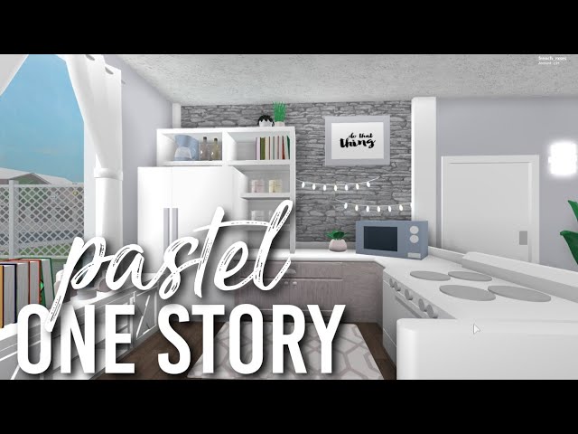 Bloxburg Pastel One Story 28k Youtube - pastel one story family home bloxburg roblox gamingwithv