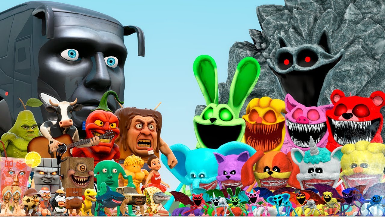 NEW ITALIAN AI BRAINROT MEMES VS ALL POPPY PLAYTIME MONSTERS (Garry's Mod)