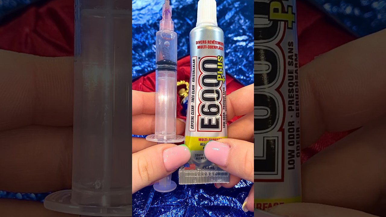 Nobody likes a glue dribble 🫣#embellishment #rhinestones #glue #fyp