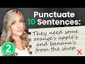 Punctuation Practice Quiz