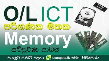 පරිගණක මතක - Computer Memory -  OL ICT