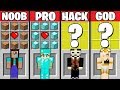 Minecraft Battle: GIRL CRAFTING CHALLENGE - NOOB vs PRO vs HACKER vs GOD in Minecraft Animation