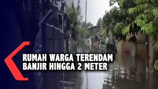 Rumah Warga di Kompleks Prumnas Antang Terendam Banjir Hingga 2 Meter