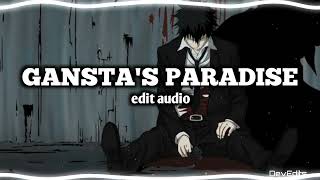 Gansta's Paradise - Coolio [ Edit Audio / Remix ]