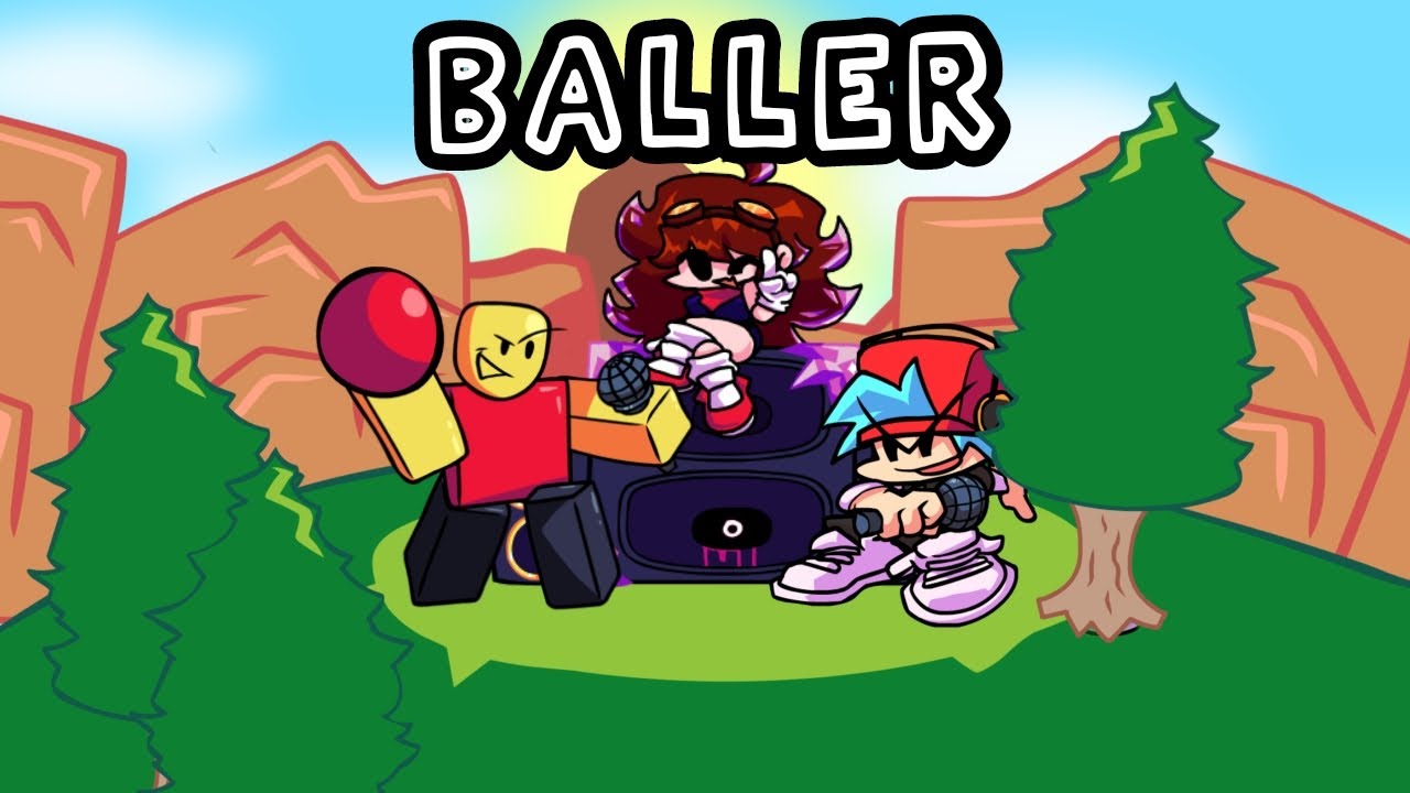 Friday Night Ballin' Vs Roblox Baller - Fnf Games