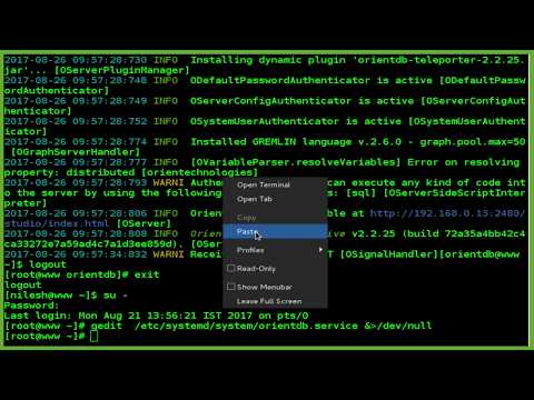 How to Install OrientDB NoSQL Database on CentOS 7.3