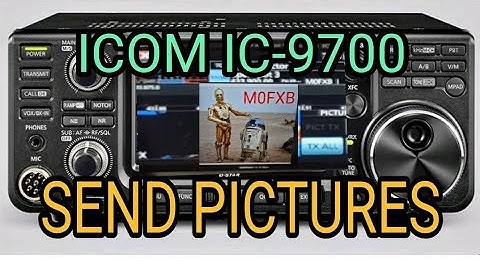 ICOM IC-9700 Send & Receive Photographs 