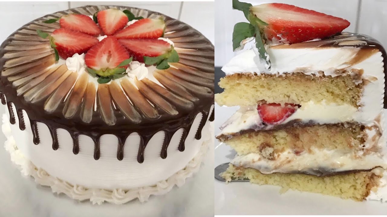 BOLO TRUFADO DE MORANGO COM NUTELLA IRRESISTÍVEL