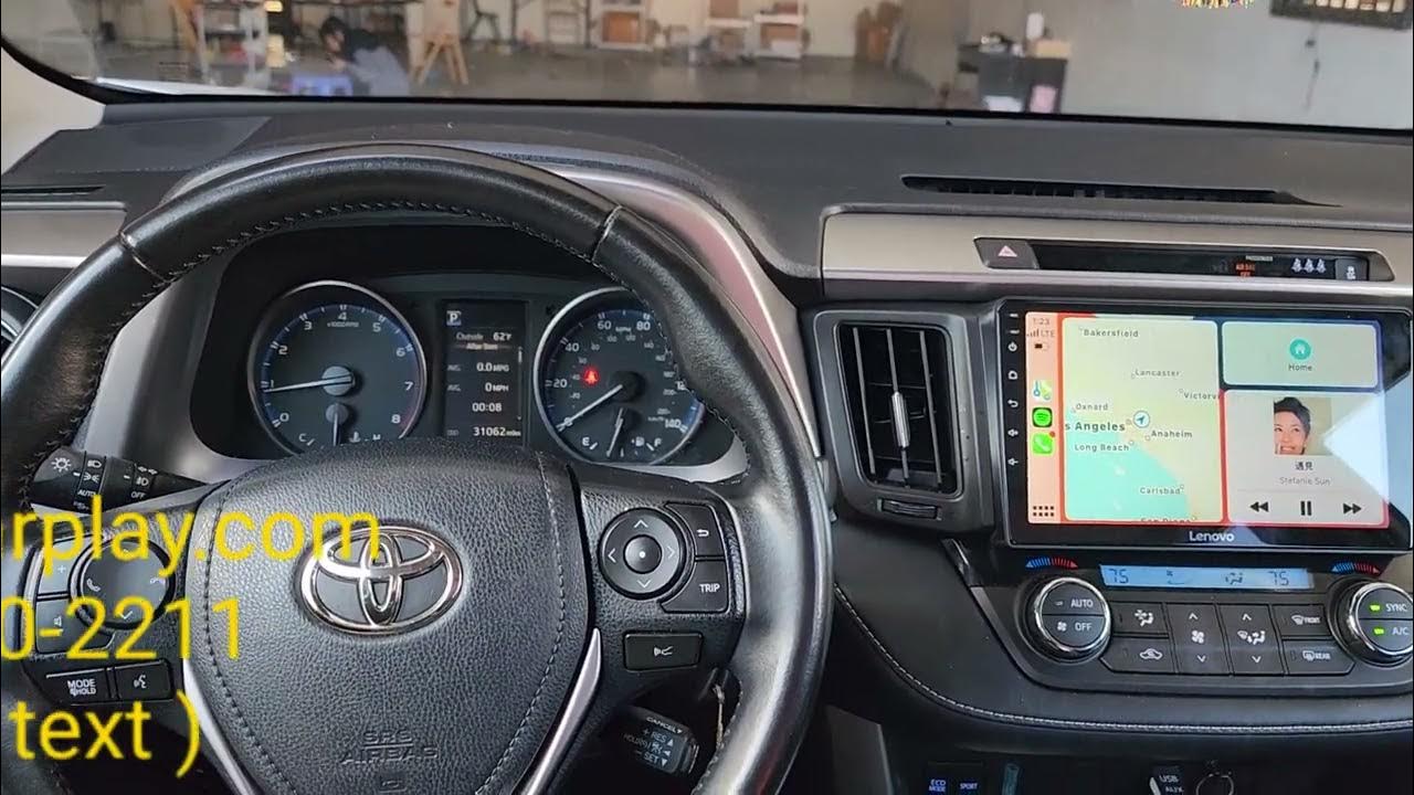 2018 TOYOTA RAV4 upgrade retrofit Apple Carplay touch screen - YouTube