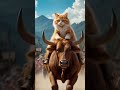 Cat and cow#catvideos#aivideogenerator