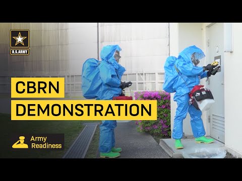 Reconnaissance Platoon Soldiers Participate in CBRN Demonstration