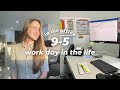 9-5 Work Day in the Life // Getting back into routine after PTO and office April fools prank!